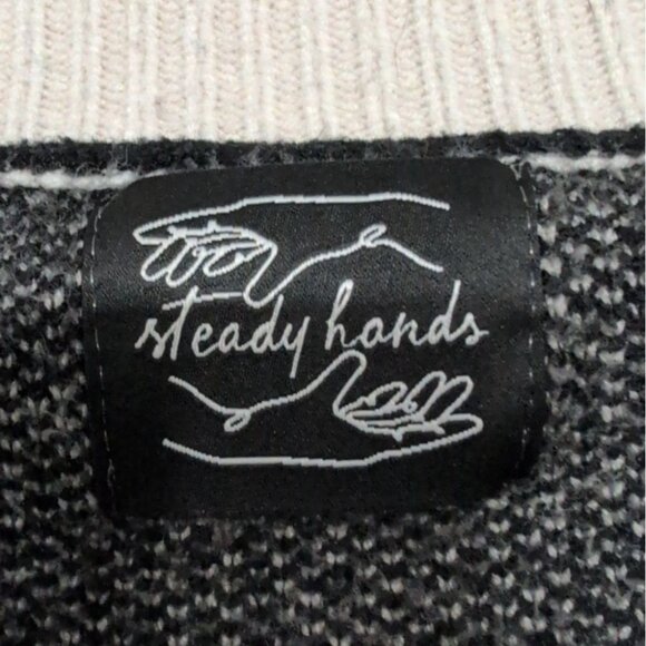 Steady Hands Tokyo Revengers Draken Cardigan Mens Size XL Black V Neck Sweater - Picture 3 of 9